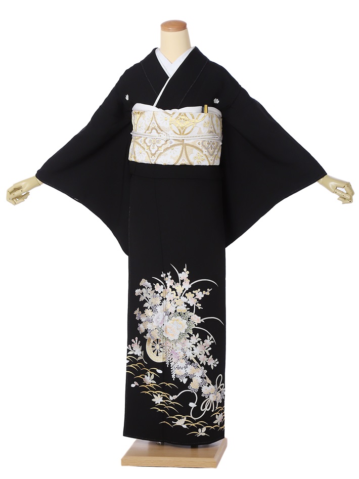 和田光正 特撰黒留袖 8AA0256 黒留袖 レンタル 留袖レンタル 着物