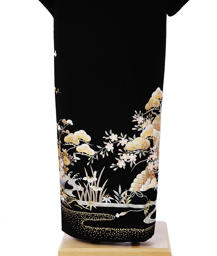和田光正 特撰黒留袖 8AA0257 黒留袖 レンタル 留袖レンタル 着物