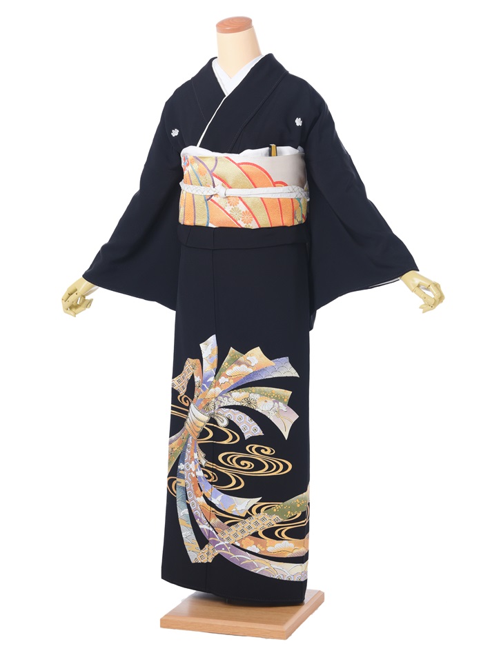 和田光正 特撰黒留袖 8AA0277 黒留袖 レンタル 留袖レンタル 着物