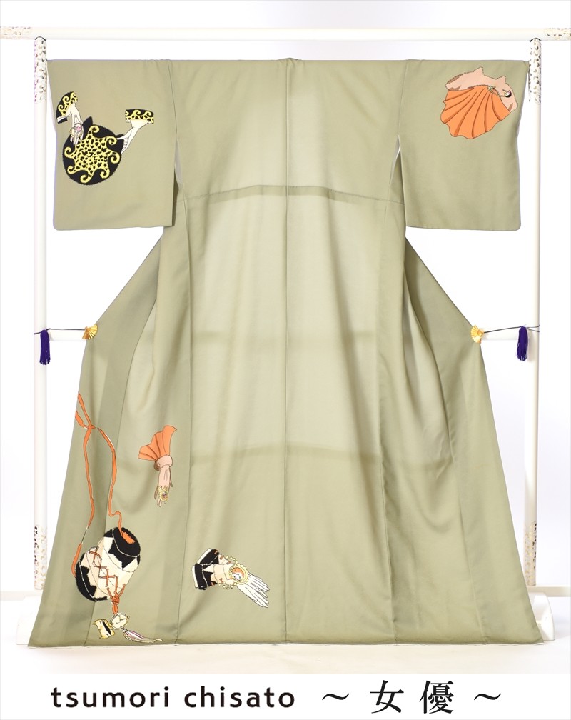 TSUMORI CHISATO 訪問着 レンタル ツモリチサト 正絹訪問着