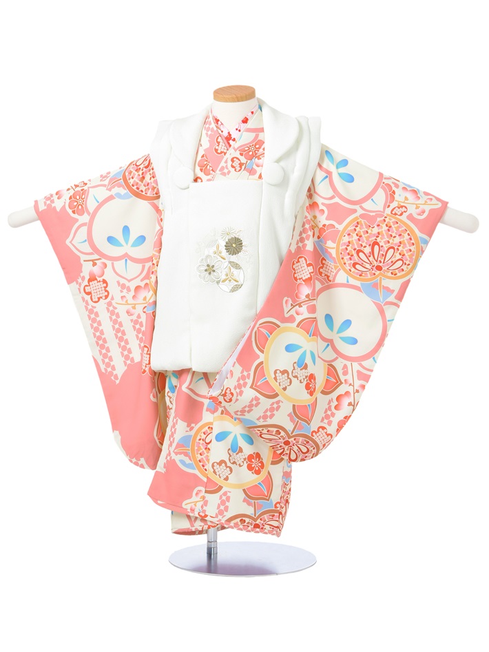 七五三レンタル 3歳女の子 女児被布セットAP3257 レンタル七五三