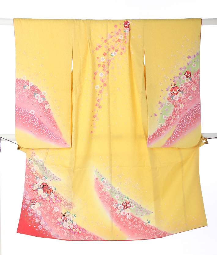 正絹 七五三レンタル 七歳女児七五三AP7155 七五三着物 753 女の子