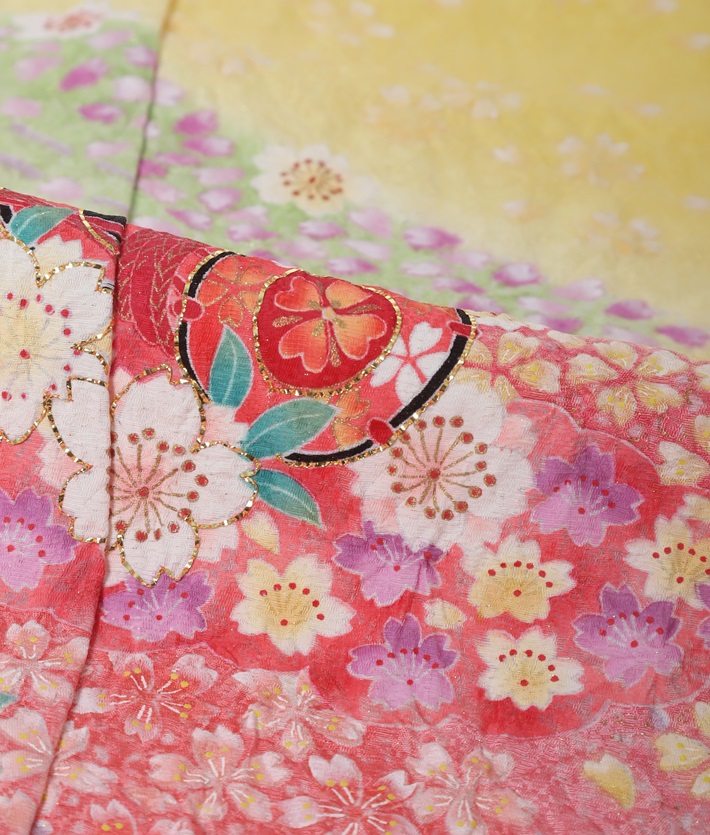 正絹 七五三レンタル 七歳女児七五三AP7155 七五三着物 753 女の子