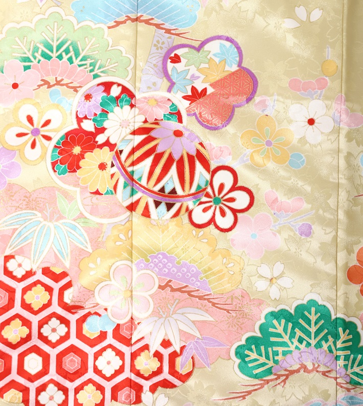 花うさぎ 七五三レンタル 七歳女児七五三AP7168 七五三着物 女の子