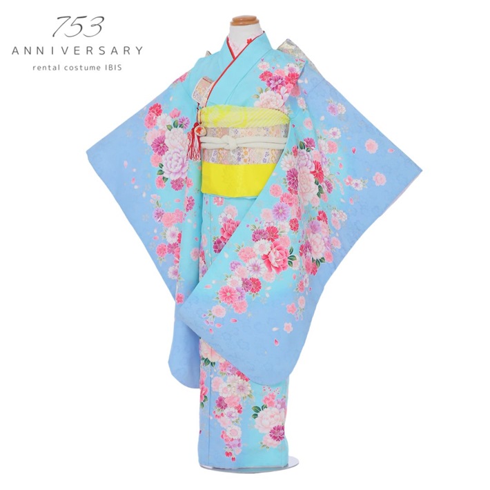 七五三 7歳 着物 レンタル 七歳 女児 AP7189 七五三着物 女の子