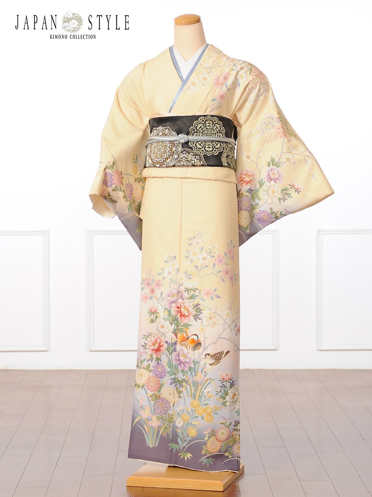 ジャパンスタイル 訪問着レンタルフルセット8AD186 レンタル訪問着