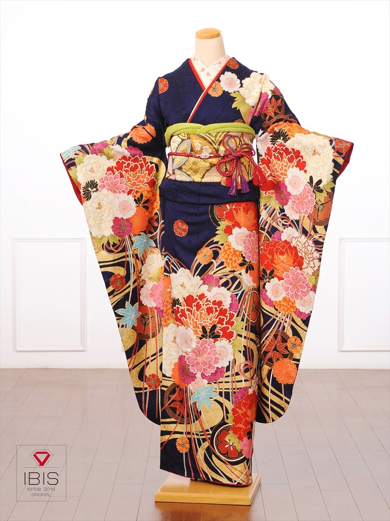 成人式 振袖 レンタル8SAC-444 ゆったりサイズ /1月/レンタル/フル