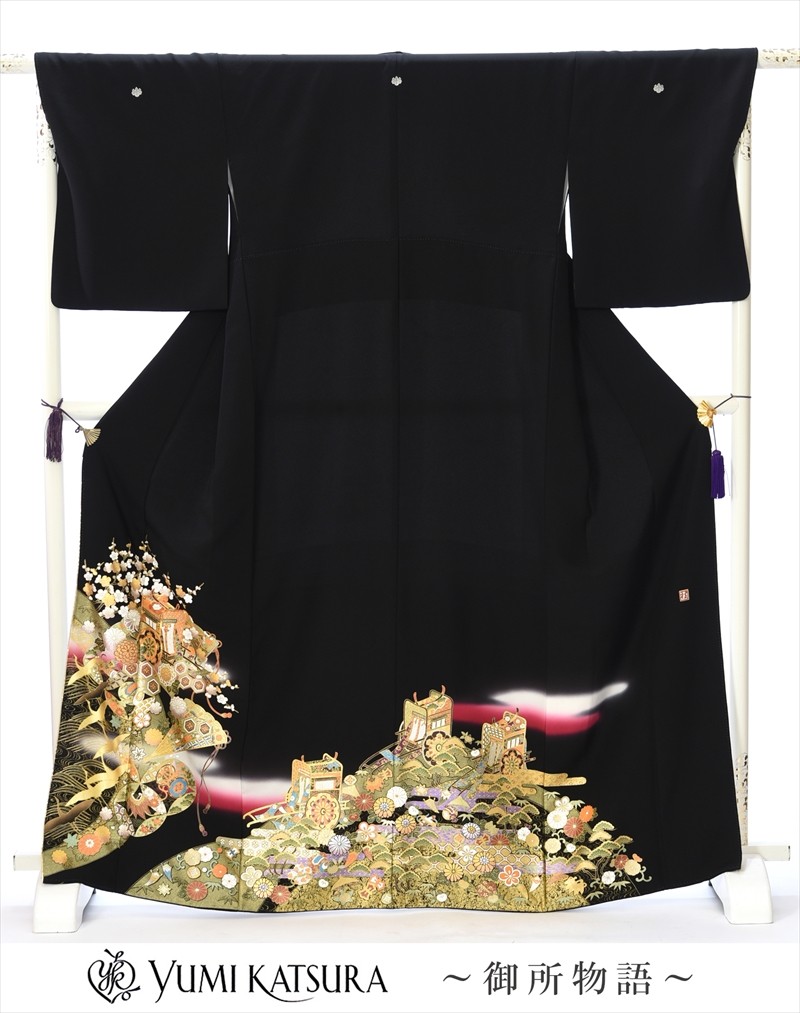 【和】桂由美　オルゴール付小物入れ　未使用　華むすび　YUMI KATSURA YUMI KATSURA（ユミカツラ） 桂由美 留袖 レンタル 黒留袖レンタルフル