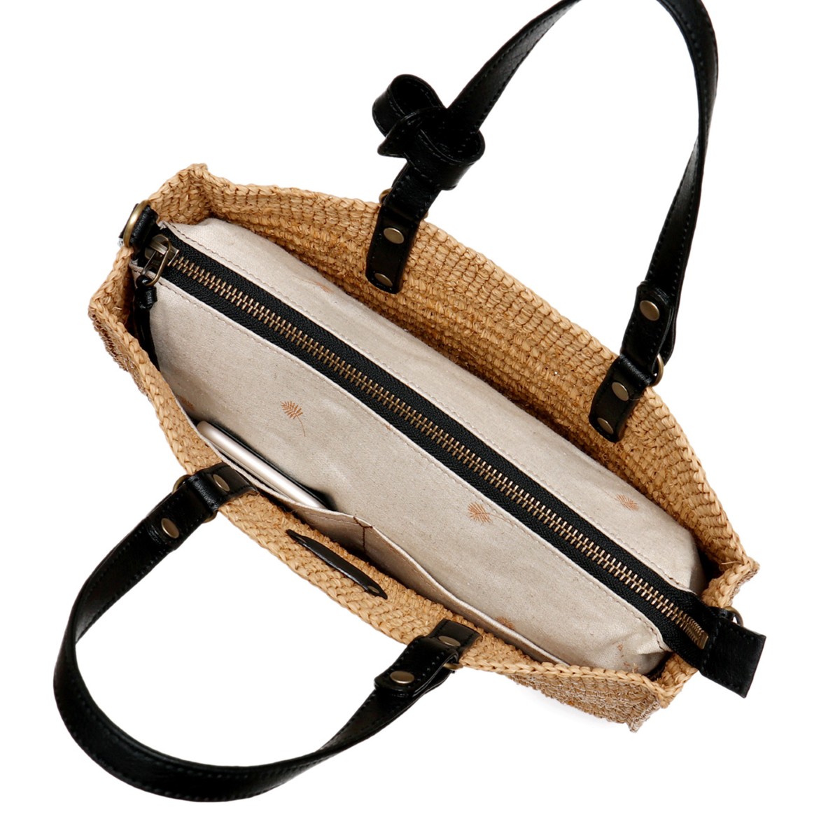 イビサ公式 ラフィアバッグ 2way ショルダー かごバッグ 斜めがけ