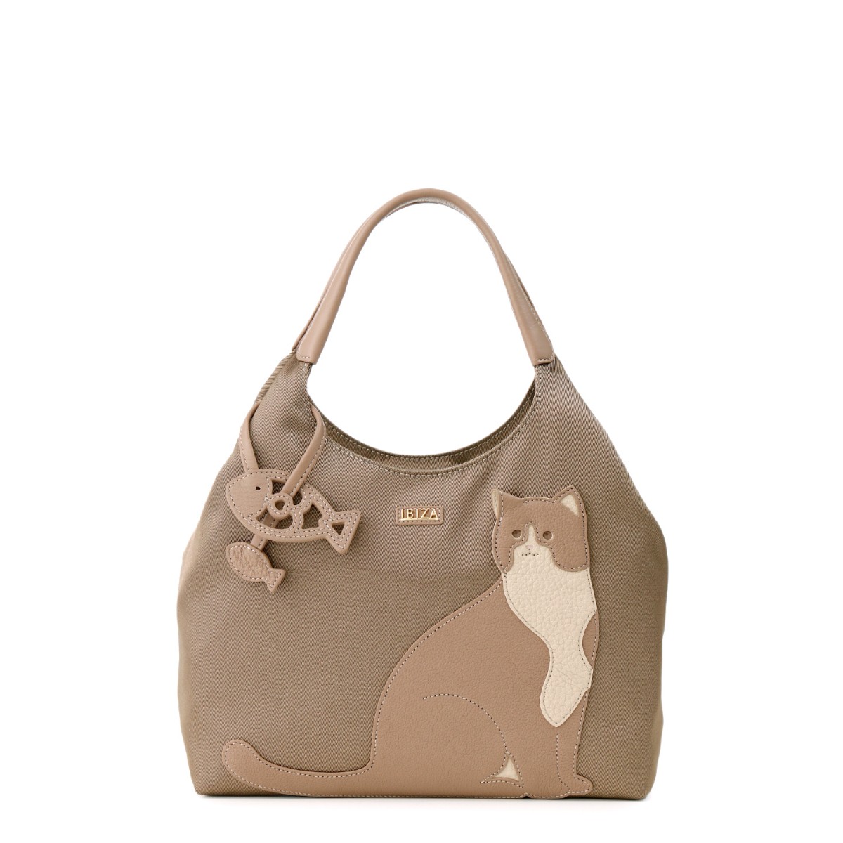 イビサ公式 ネコ ねこトート バッグ レディース かわいい 人気 本革