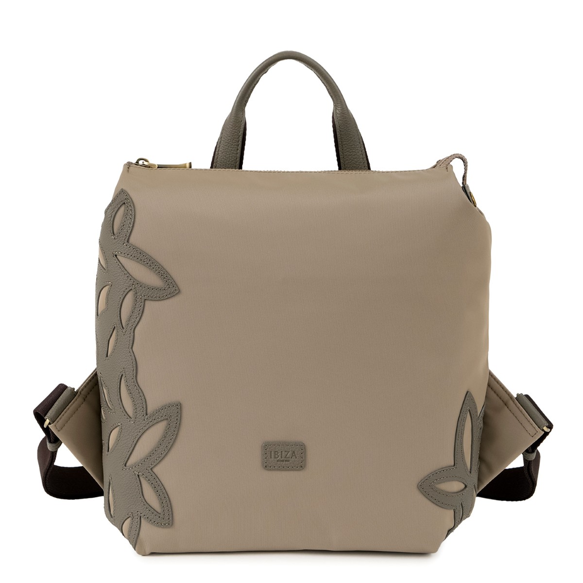 希少色 イビサ リュック グリーン パッチワーク ペイズリー レザー 希少色 イビサ リュック グリーン パッチワーク ペイズリー レザー