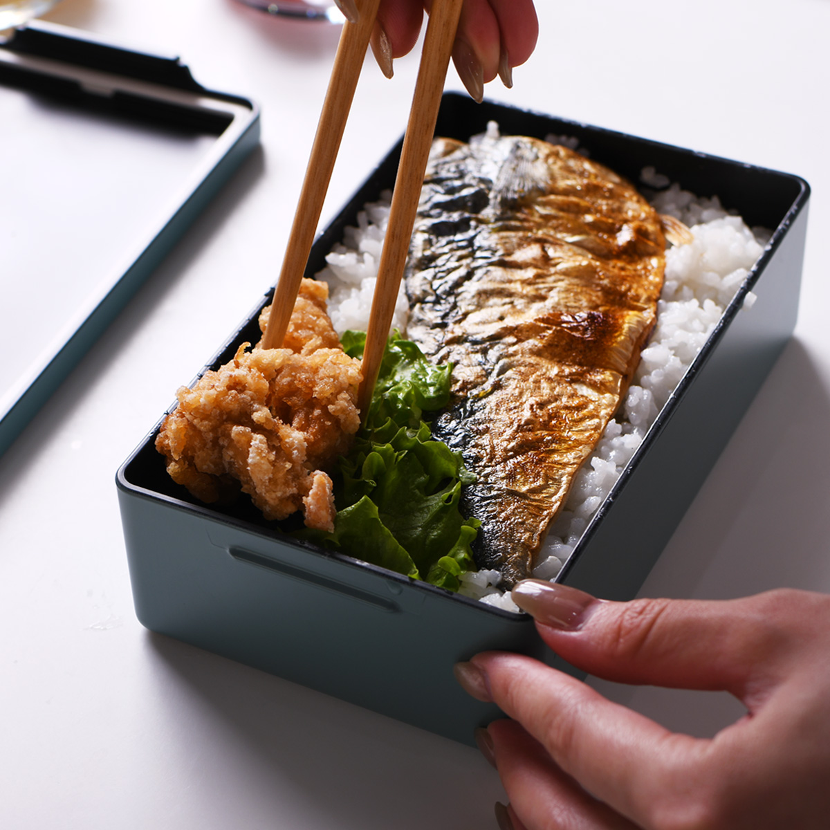 【名入れ可、ロゴ画像可】 マリット スクエアランチ1段 | サブヒロモリ | 10