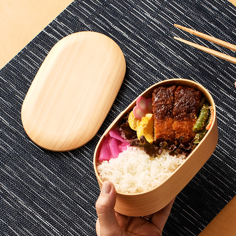 【名入れ可、ロゴ画像可】 日本の弁当箱　ひのきわっぱ お弁当箱 わっぱ ひのき ウレタン塗装 日本製 500ml ヤマコー |  | 02