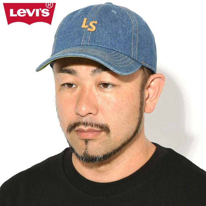 Levi's（リーバイス） キャップ Levis LS モノグラム ライトブルー