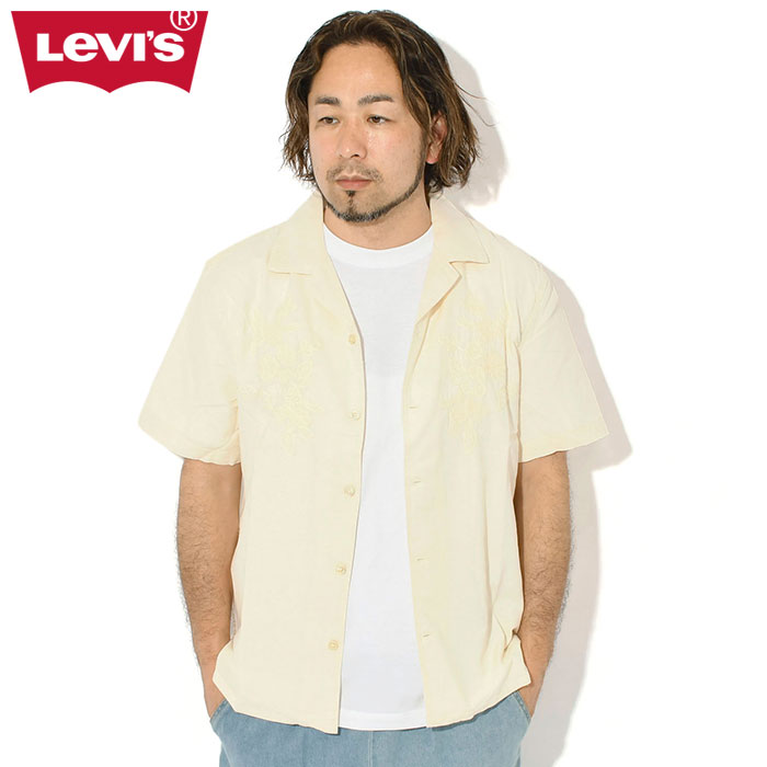 も*︎様 L2 levi's 開襟シャツ100%コットン 半袖シャツ Lサイズ Levi's（リーバイス） シャツ 半袖 Levis メンズ サンセット キャンプ