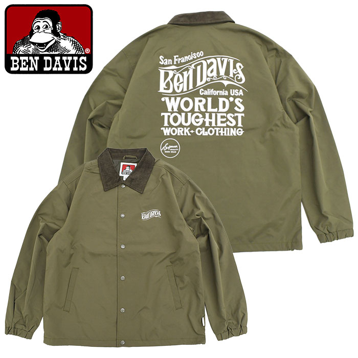 BEN DAVIS（ベンデイビス） ジャケット メンズ オールド サイン コーチ