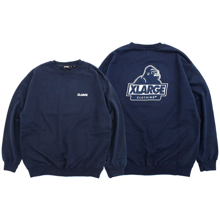 エクストララージ トレーナー X-LARGE メンズ スランテッド OG クルーネック スウェット(Slanted OG Crew Neck  Sweat トップス 101214012004)