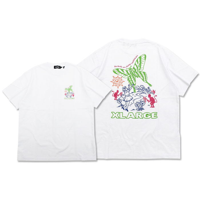 ■送料/関税無料■【XLarge】Butterfly Tシャツ XLARGE エクストララージ Tシャツ 半袖 X-LARGE メンズ