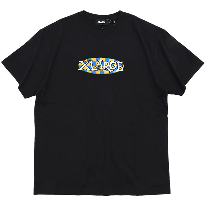 エクストララージ Tシャツ 半袖 X-LARGE メンズ チェッカー オーバル ロゴ ( Checker Oval Logo S/S Tee  T-SHIRTS カットソー 101222011002 )[M便 1/1]