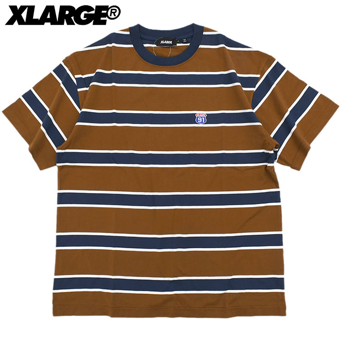 エクストララージ Tシャツ 半袖 X-LARGE メンズ XL91 ストライプド ( XL91 Striped S/S Tee T-SHIRTS カットソー トップス 101241011013 )[M便 1/1]｜icefield｜03