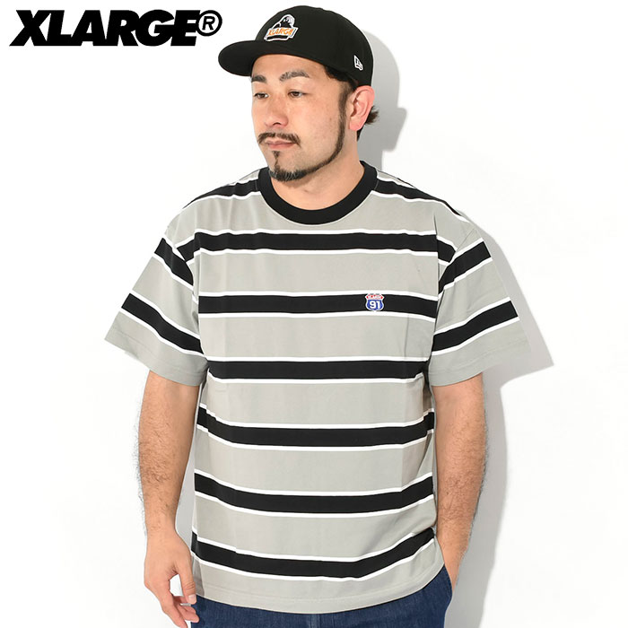 エクストララージ Tシャツ 半袖 X-LARGE メンズ XL91 ストライプド ( XL91 St...
