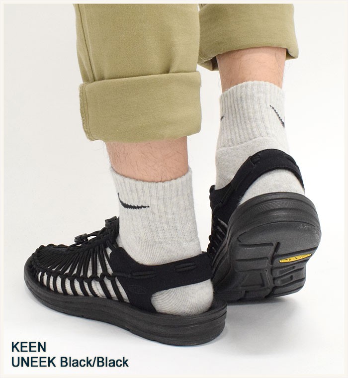 KEEN キーン UNEEK ユニーク メンズ コンフォート サンダル 黒　28 KEEN MEN UNEEK 
