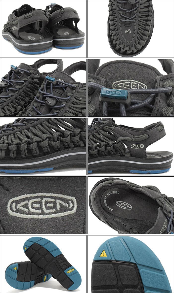 KEEN キーン サンダル メンズ 男性用 ユニーク フラット Raven