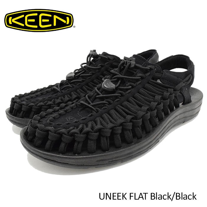 キーン KEEN サンダル メンズ 男性用 ユニーク フラット Raven/Ink