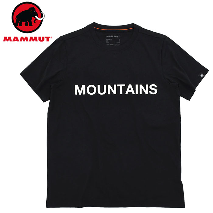 MAMMUT マムート Tシャツ 半袖 メンズ QD ロゴ プリント ( Logo