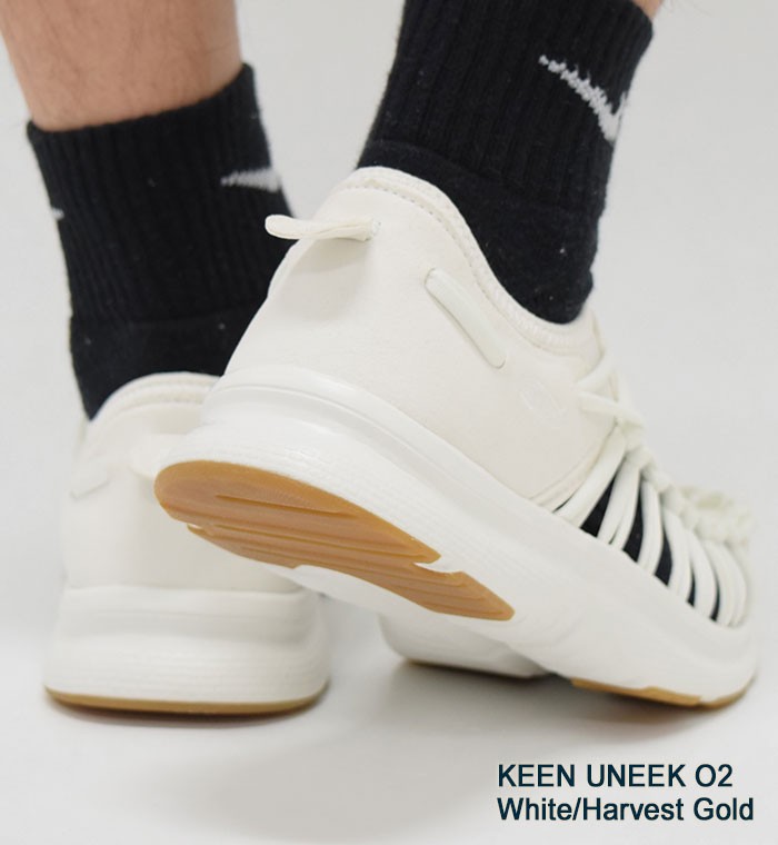 キーン サンダル KEEN メンズ 男性用 ユニーク オーツー White/Harvest