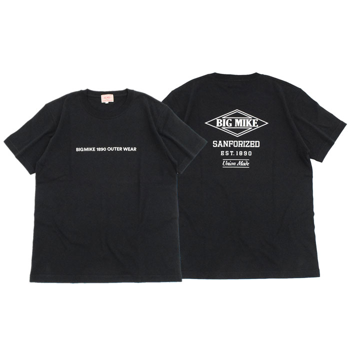 ビッグマイク Tシャツ 半袖 BIG MIKE メンズ ベーシック ロゴ ( Basic