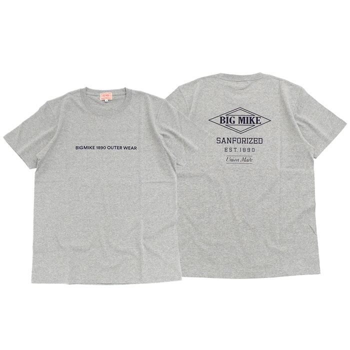 ビッグマイク Tシャツ 半袖 BIG MIKE メンズ ベーシック ロゴ ( Basic