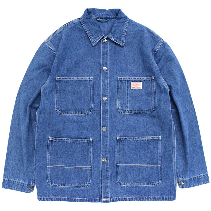 ビッグマイク ジャケット BIG MIKE メンズ デニム アンド ヒッコリー カバーオール (Denim & Hickory Coverall  ワークジャケット 102216001)