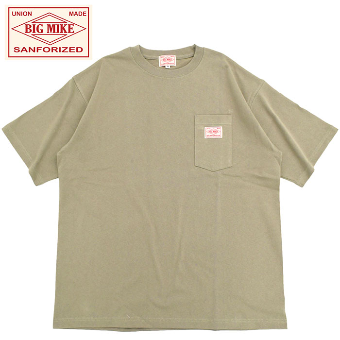 BIG MIKE（ビッグマイク） Tシャツ 半袖 メンズ 9.1オンス ヘビー