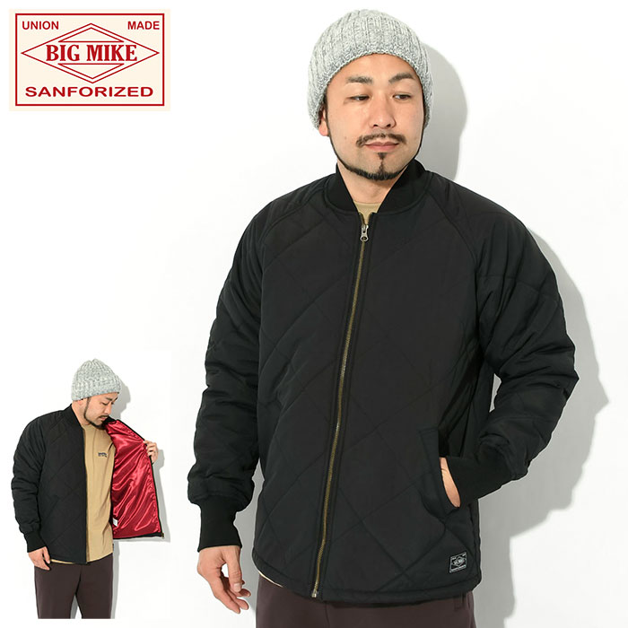 ビッグマイク ジャケット BIG MIKE メンズ キルティング フリーザー ( Quilting Freezer JKT キルティングジャケット 中綿 アウター 102346100 )｜icefield｜02