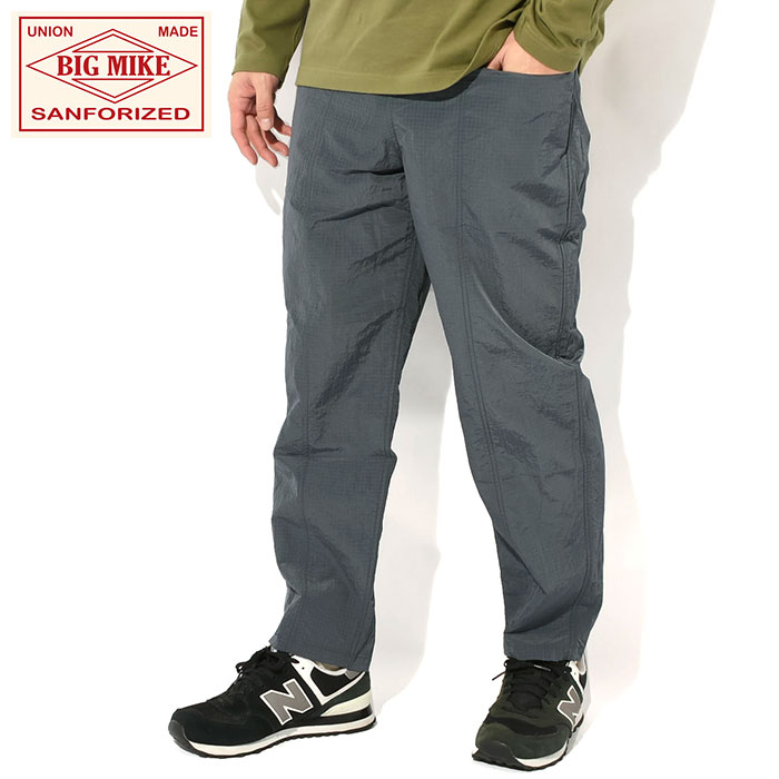 BIG MIKE（ビッグマイク） パンツ メンズ ナイロン リップ フロント