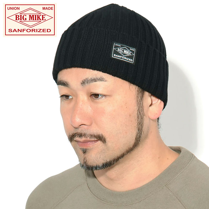 BIG MIKE（ビッグマイク） ニット帽 ソリッド ニット ウォッチ ( Solid