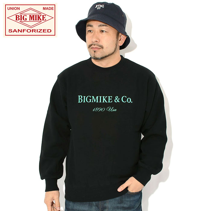 ビッグマイク トレーナー BIG MIKE メンズ ラグジュアリー ロゴ クルー スウェット ( Luxury Logo Crew Sweat 保温 裏起毛 トップス アメカジ 102538871 )_1