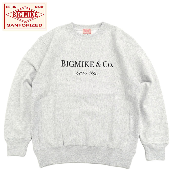BIG MIKE（ビッグマイク） トレーナー メンズ ラグジュアリー ロゴ