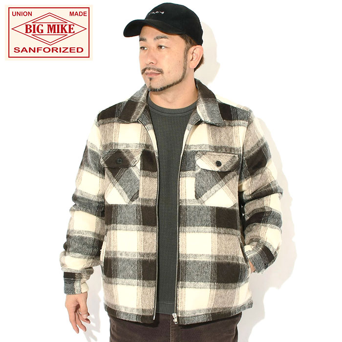 BIG MIKE（ビッグマイク） ジャケット メンズ オンブレー ジップ