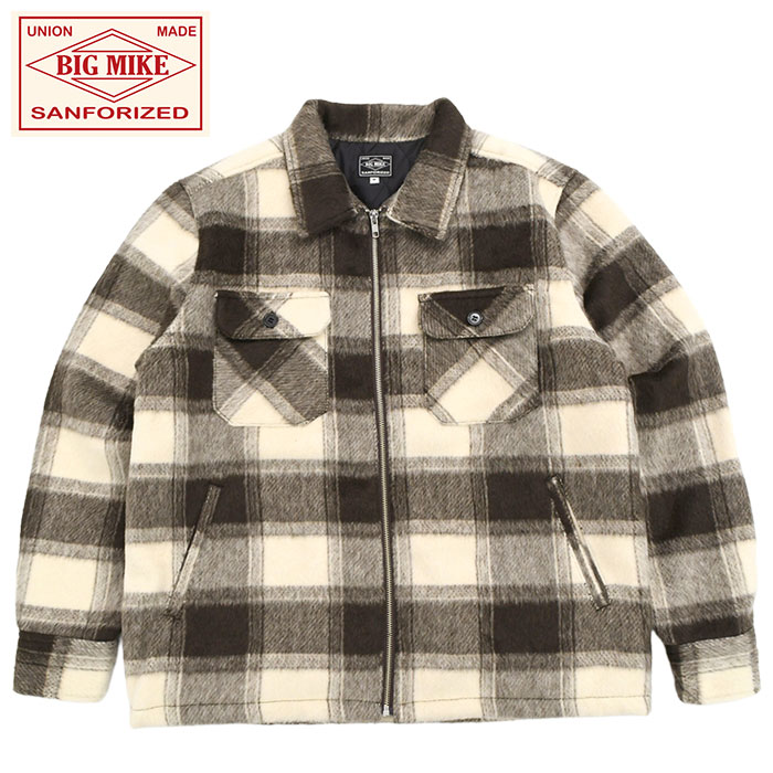BIG MIKE（ビッグマイク） ジャケット メンズ オンブレー ジップ