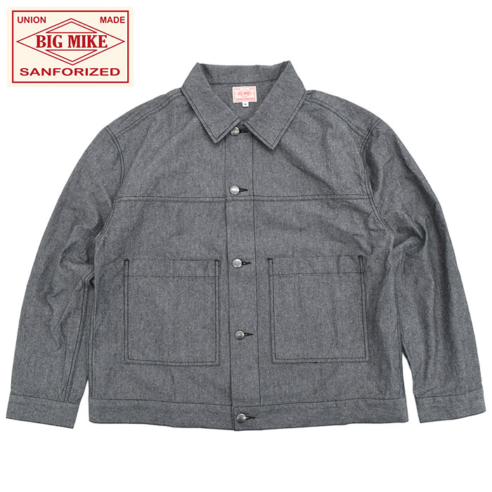 BIG MIKE（ビッグマイク） ジャケット メンズ シャンブレー ショート