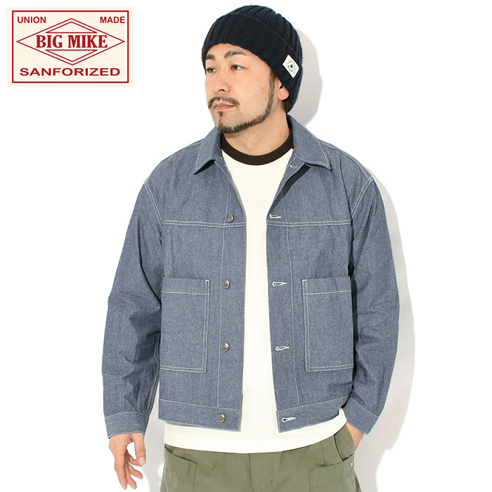 BIG MIKE（ビッグマイク） ジャケット メンズ シャンブレー ショート
