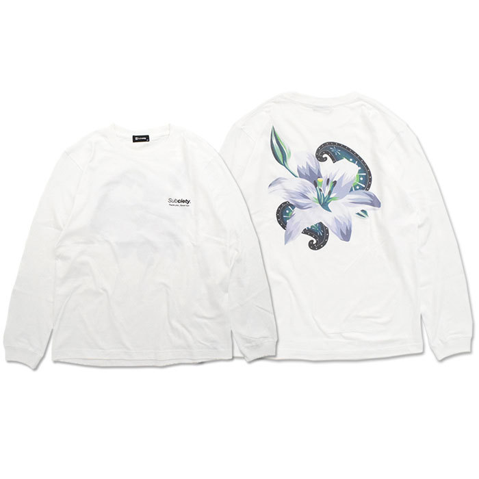Subciety（サブサエティ） Tシャツ 長袖 メンズ リリー ( subciety