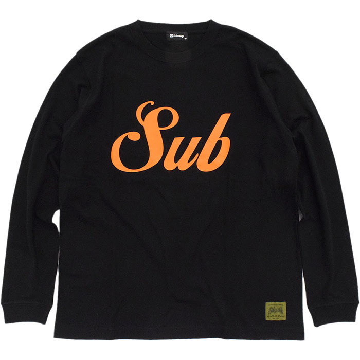 Subciety サブサエティ Tシャツ 長袖 メンズ ミドル ロゴ
