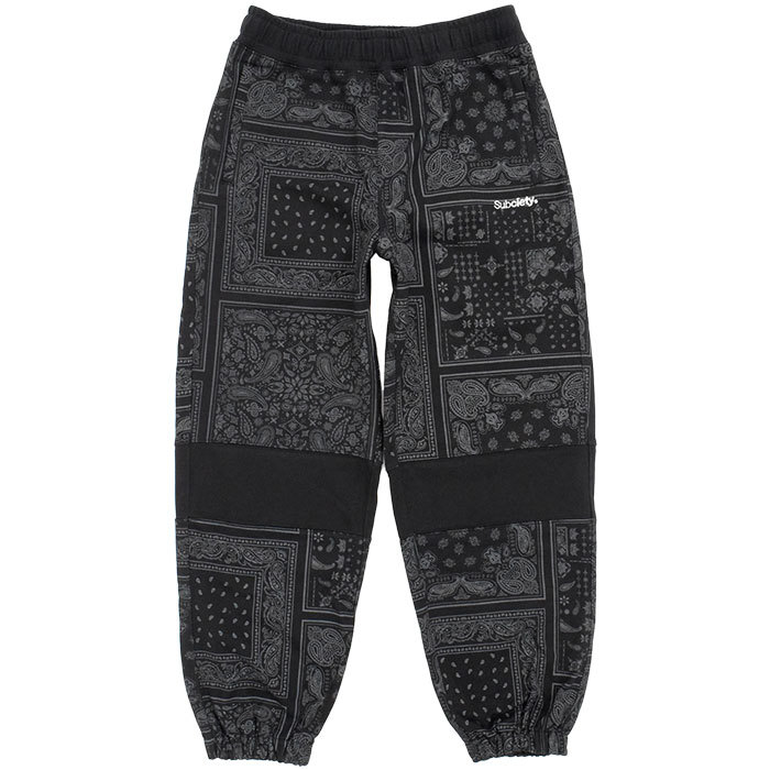 サブサエティ パンツ Subciety メンズ ペイズリー スウェットパンツ ( subciety Paisley Sweat Pant  スエットパンツ ボトムス 109-01759 )