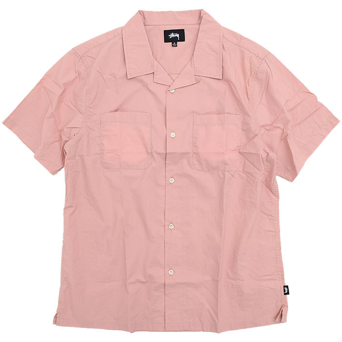 ステューシー シャツ 半袖 STUSSY メンズ 19SU Open Collar ( stussy shirt オープンカラーシャツ トップス  男性用 1110042 USAモデル 正規 )