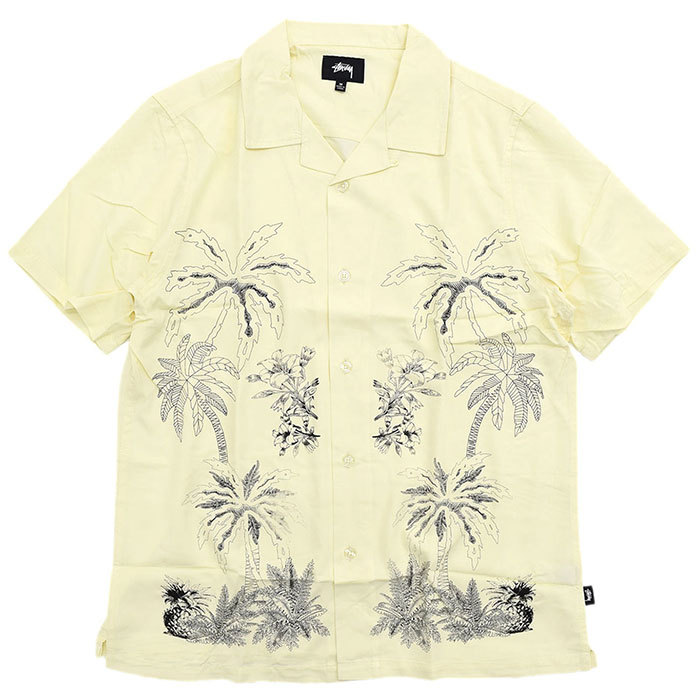ステューシー シャツ 半袖 STUSSY メンズ Palm Tree(stussy shirt アロハシャツ オープンカラーシャツ トップス 1110048 USAモデル 正規)｜icefield｜03