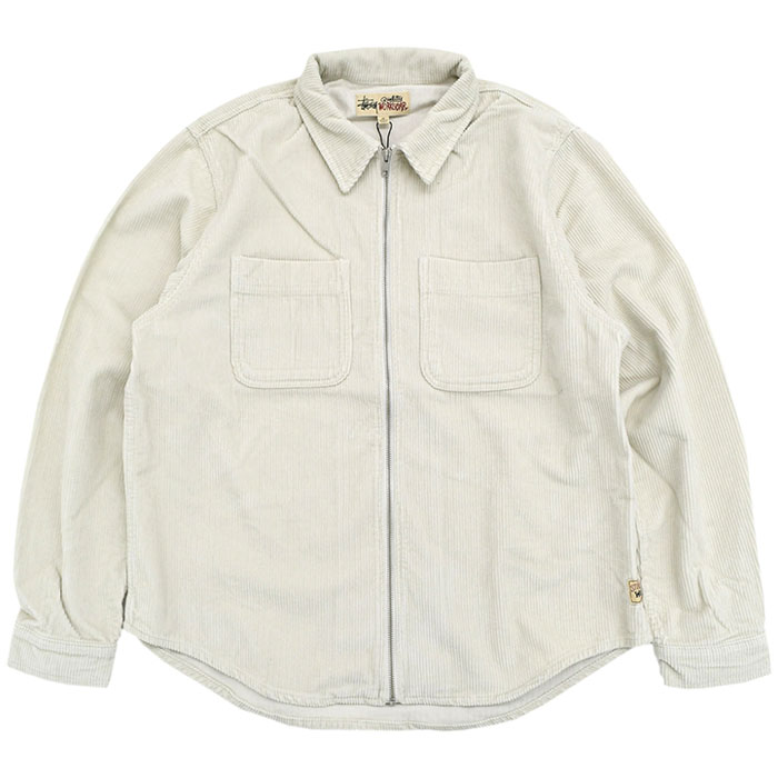 ステューシー シャツ 長袖 STUSSY メンズ Wide Wale Cord Zip (shirt コーデュロイ ジップアップ カジュアルシャツ  1110243 USAモデル 正規)