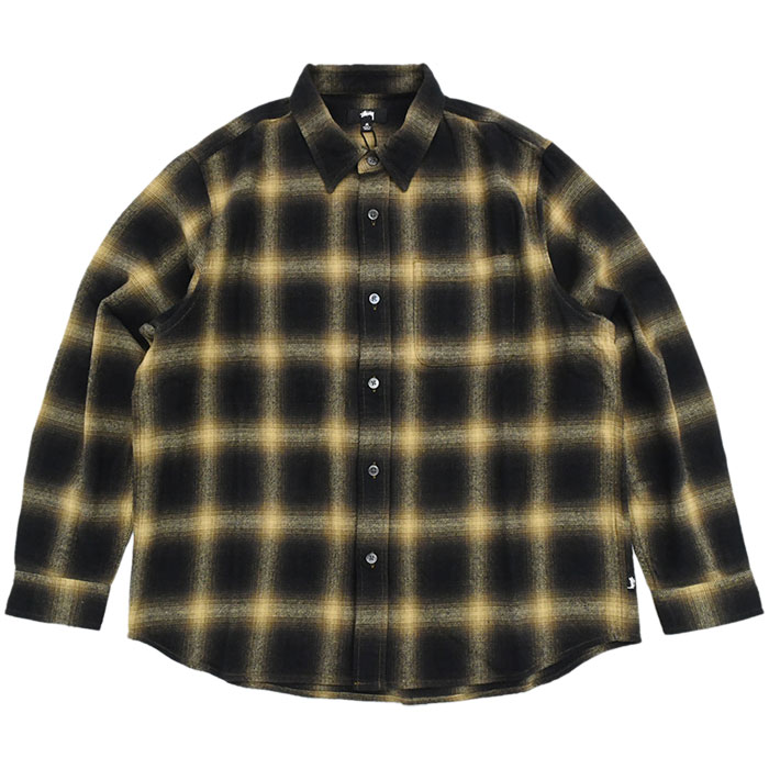 ステューシー シャツ 長袖 STUSSY メンズ Pete Plaid ( stussy shirt チェック カジュアルシャツ トップス 男性用 1110277 USAモデル 正規 )｜icefield｜03